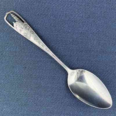 San Diego Fair souvenir teaspoon from the Meyers family, c. 1915