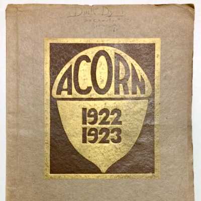 Alameda High School 'Acorn' Yearbook of Jack Dyer, 1922-1923