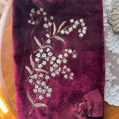 Victorian photo pocket, c. 1890s