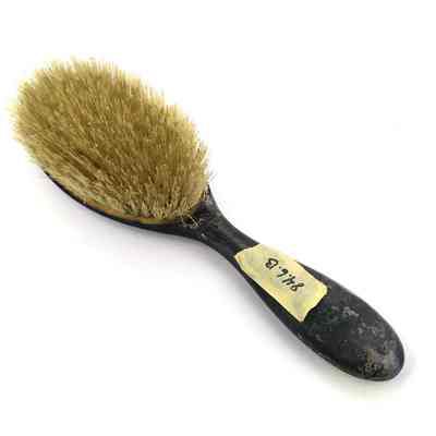 Roberta Haslett's Engraved Sterling Silver Hair Brush, 1900