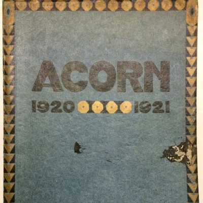 Alameda High School 'Acorn' Yearbook of Jack Dyer, 1920-1921