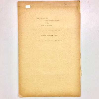 Typed Minutes of the Board of Freeholders, 1900