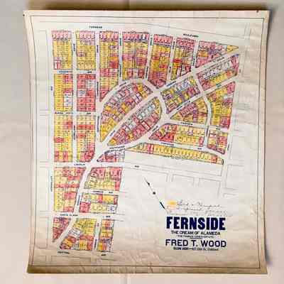 Subdivision map of Cohen Estate 'Fernside', c. late 1920s