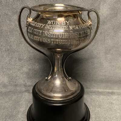 'Krieg' Trophy won by the Isle City Institute, St. Joseph's Church, 1917-1919