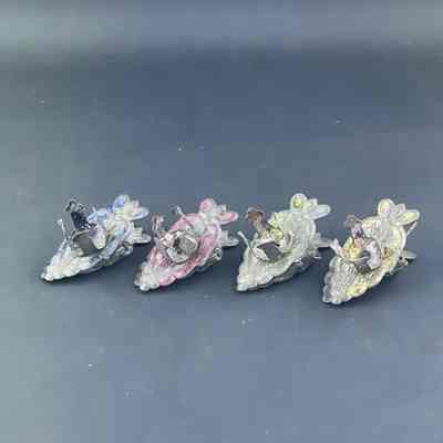 Multi-Colored Christmas Tree Candle Holders,