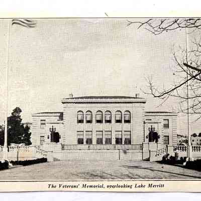 Clipping about the Veterans Memorial Building, c. 1920s