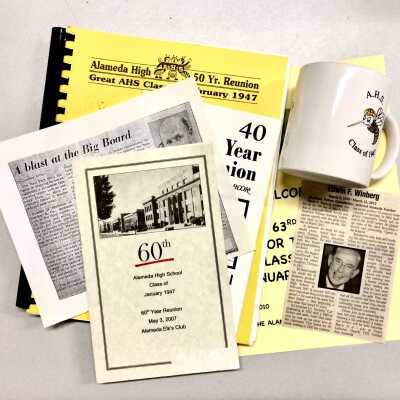 AHS Class of 1947 Reunion memorabilia, 1987-2010
