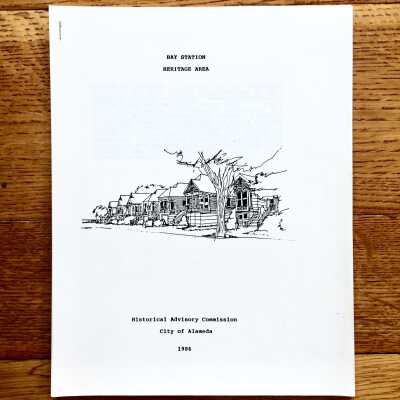 Photocopy of report 'Bay Station Heritage Area', 1986