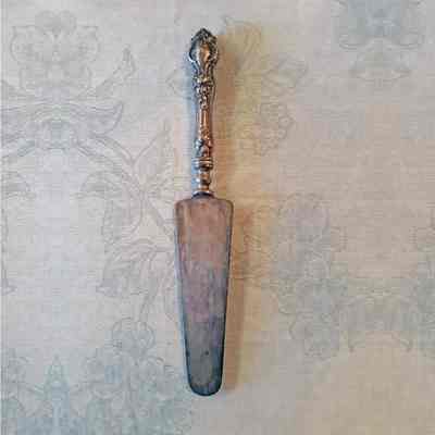Silver-handled Pie or Cake Server of the Blake family, early 1900s