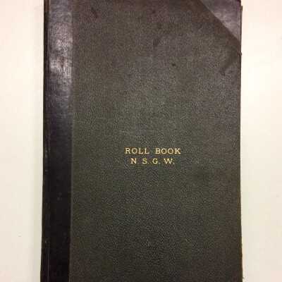 Roll Book, Native Sons of the Golden West, Parlor No. 47, 1924