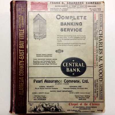 Polk's Oakland-Alameda-Berkeley City Directory for 1938