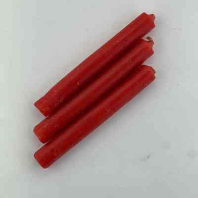 Red Holiday Taper Candles, c. 1960s