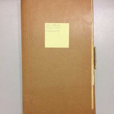 Folder re. alterations to the Alameda Municipal Golf Shop, 1952-1967