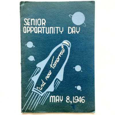 Program for Alameda High School 'Senior Opportunity Day', 1946