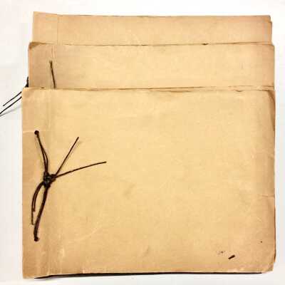 Homemade photoalbums related to Washington School, c. 1916-1930
