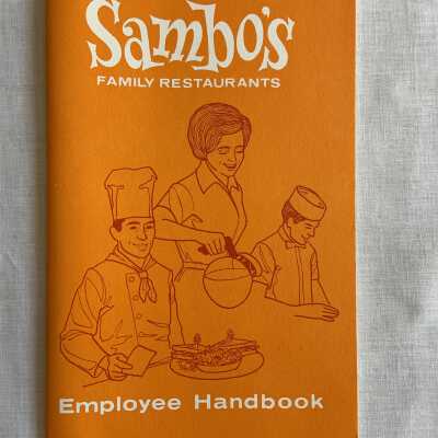 Sambo's Family Restaurants Employee Handbook, c. 1972