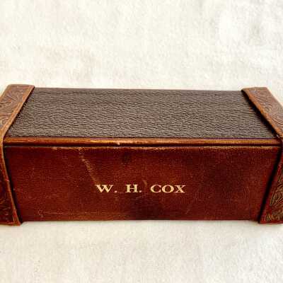 Name plate of Wm. H. Cox, c. 1930s
