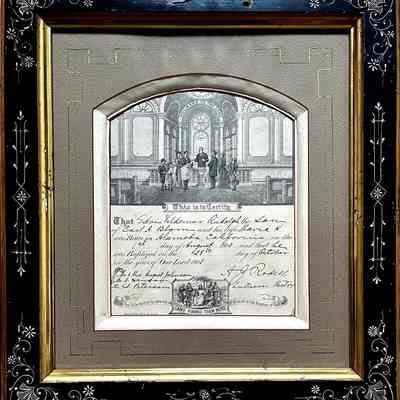 Birth and baptismal certificate of Edwin Valdemar Rudolph Blom, 1903