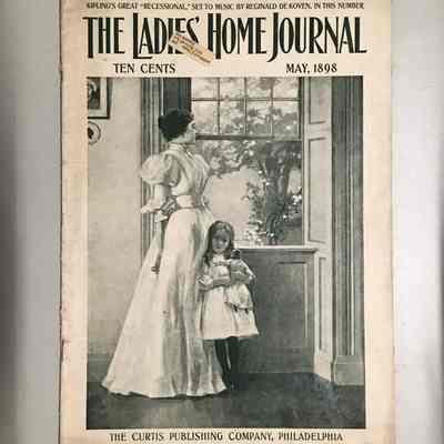 May 1898 edition of 'The Ladies' Home Journal' of Mrs. Lizzy Hoeck