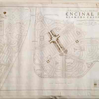 Proposed Development for Encinal Park development, 1947