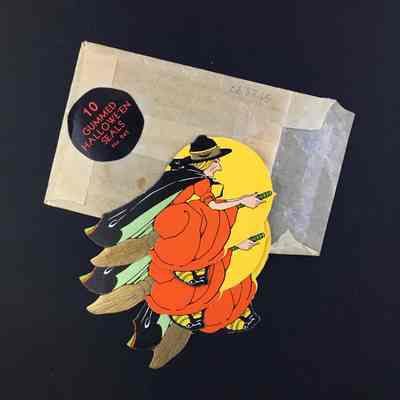 Envelope with Halloween seals of Fredi Hofmann, c. 1940s