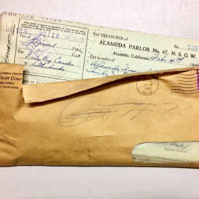 Cancelled Checks, Native Sons of the Golden West, Parlor No. 47, 1941