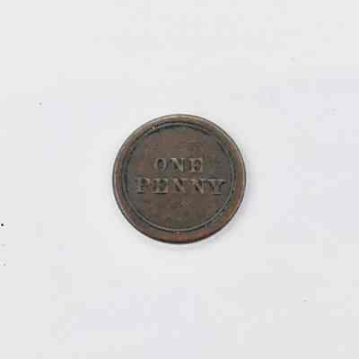One penny token of Branch 70, Masonic Lodge, prior 2009