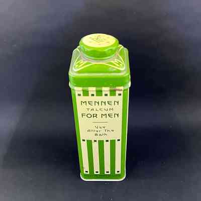 Container of Mennen Talcum Powder, from the Walter R. Taube family, before 1998