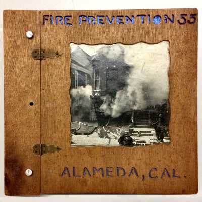 "Fire Prevention '55" Scrapbook of Dino Quarante, 1955