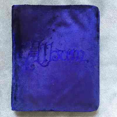 Purple autograph album of Mary Francis Thornton, 1886