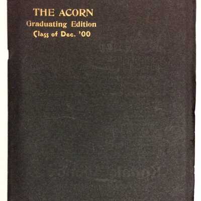 December 1900 Alameda High School 'Acorn' from the Cornerstone Box, 1902