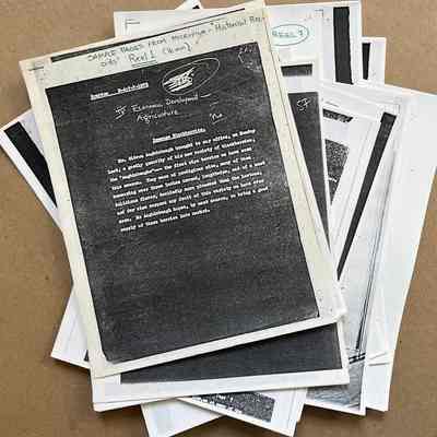Transcripts of WPA History Writers Project Microfilm, 1990s