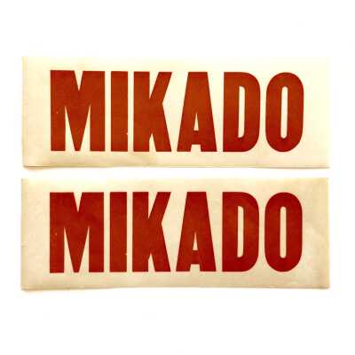 Label advertising Alameda High School Music Department performance of Mikado, 1931