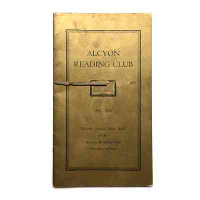 Fiftieth annual Year Book of the Alcyon Reading Club, 1954-1955