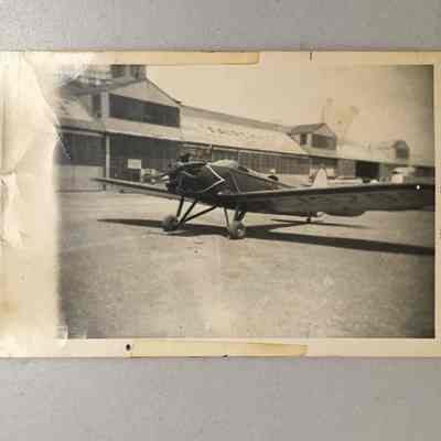 Mr. Bowman’s Kinner K, NC13798, at an unidentified airport.