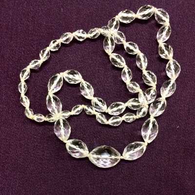 Crystal bead necklace of the Martin family, c. 1920s
