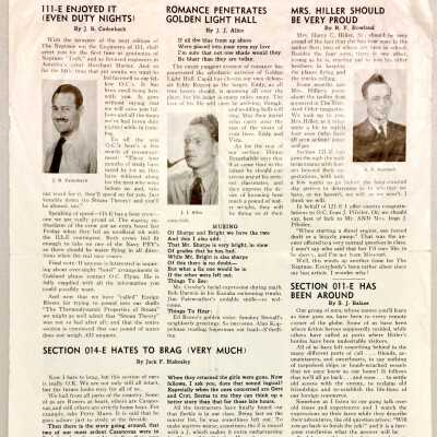 Page from 'Neptune', U.S. Maritime School newsletter, 1943