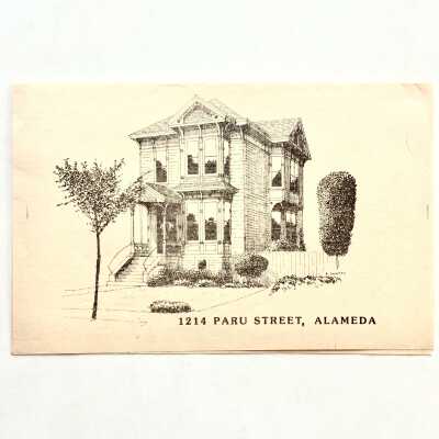 Real Estate brochure for sale of 1214 Paru Street, c. 1980s