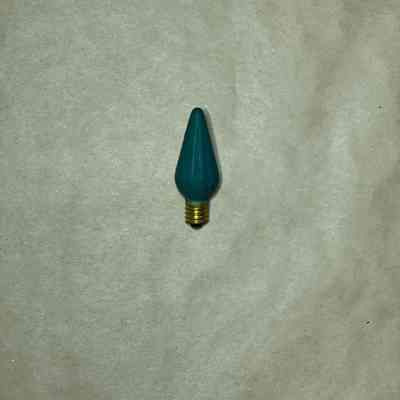 Vintage Green Christmas Light Bulbs, c. 1960s