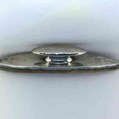 Harriet Holmes Haslett's Silver Handled nail buffer, early 1900s