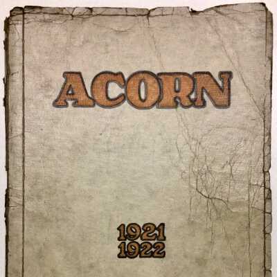 Alameda High School 'Acorn' Yearbook of Dorothy Blake, 1921-1922