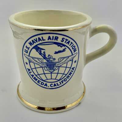 U.S. Naval Air Station, Alameda, souvenir mug, 1963