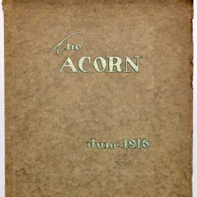 Alameda High School 'Acorn' yearbook, June 1916