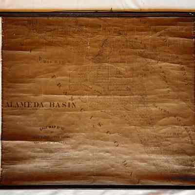 W.F. Chipman Salt Marsh and tidelands Map, printed by Brown & Co., 1871