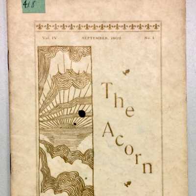 Alameda High School 'The Acorn' of September 1902