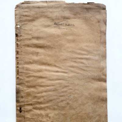 Sheet Music selections from Haight School graduation of 1912