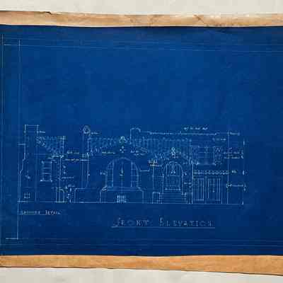 Blueprints for a residence, 1932