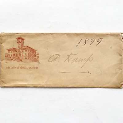 City Hall Stationery Envelope, 1899