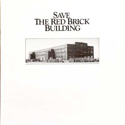Flyer 'Save The Red Brick Building', Bethlehem Ship Building, 1985