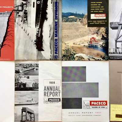 Annual Reports of the Pacific Coast Engineering Company (PACECO), 1950s-1980s